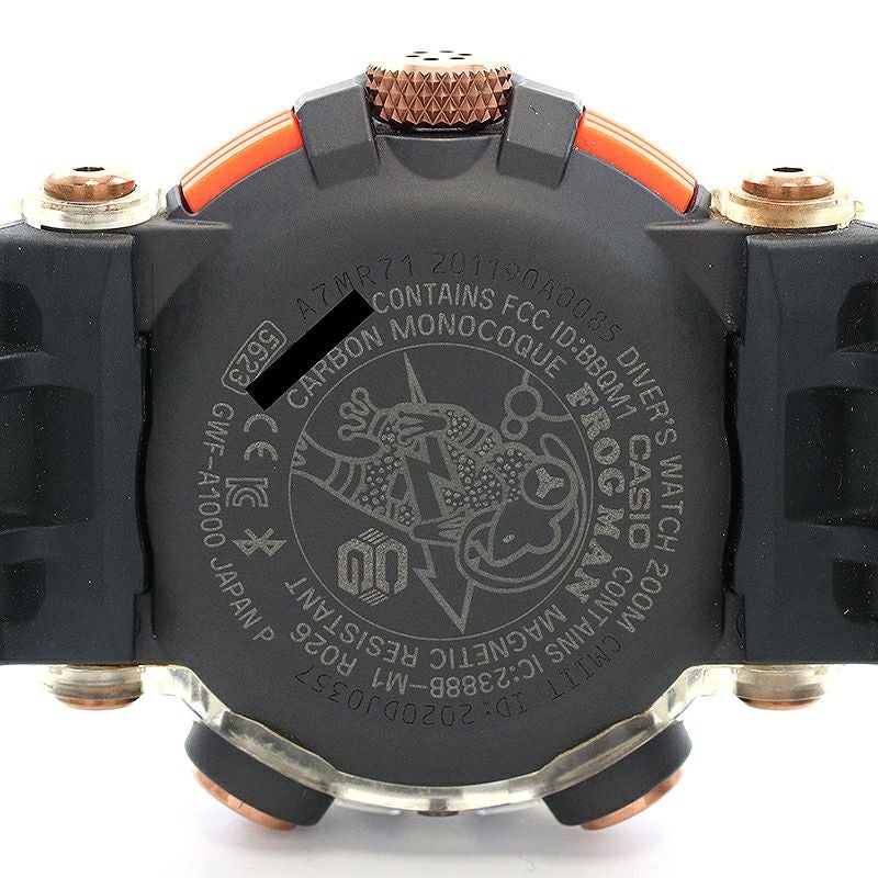 【中古】CASIO G-SHOCK FROGMAN BORNEO RAINBOW TOAD カシオ Gショック フロッグマン ボルネオ・レインボー・トード GWF-A1000BRT-1AJR