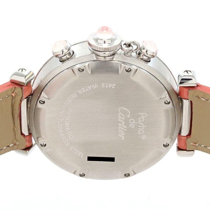 【中古】CARTIER PASHA C DE CARTIER 36MM CHRONOGRAPH 2003 CHRISTMAS EDITION カルティエ パシャ C ドゥ カルティエ 36MM クロノグラフ 2003年クリスマス限定 W3106599
