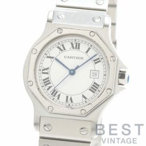 【中古】CARTIER SANTOS RONDE / SANTOS OCTAGON LARGE MODEL カルティエ サントス ロンド LM / サントス オクタゴン LM 81037188