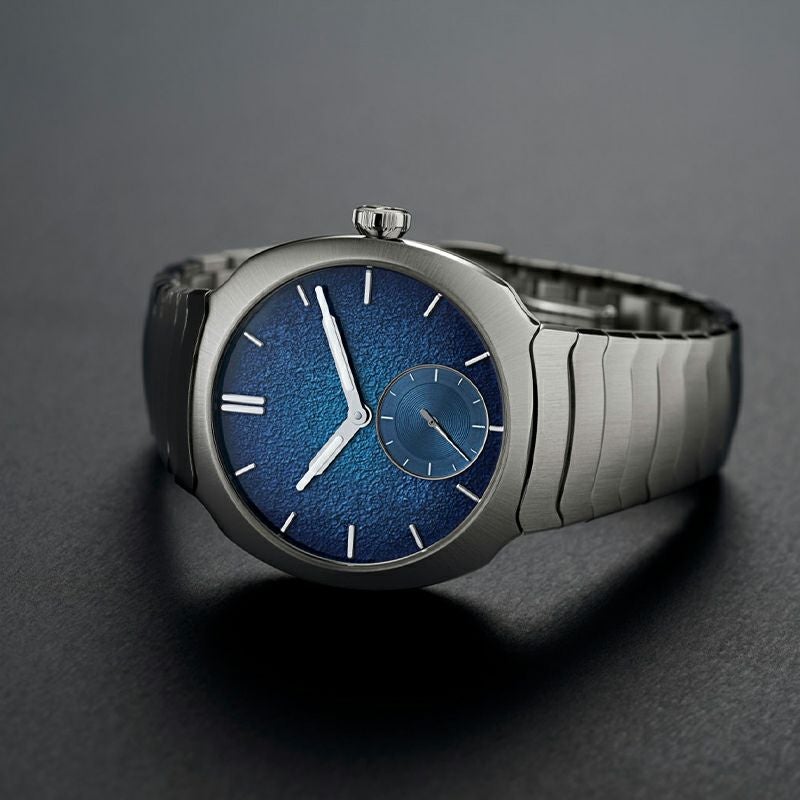 H.Moser & Cie. STREAMLINER SMALL SECONDS BLUE ENAMEL H.モーザー ストリームライナー・スモールセコンド ブルーエナメル 6500-1200