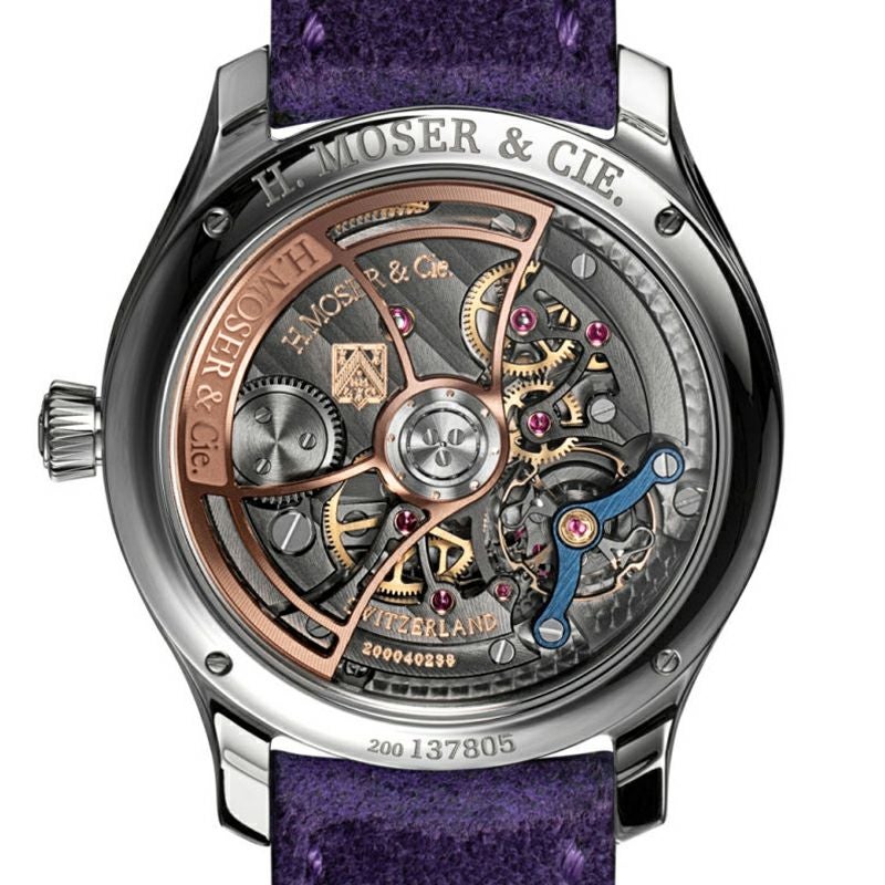 H.Moser & Cie. ENDEAVOUR CENTRE SECONDS CONCEPT PURPLE ENAMEL H.モーザー エンデバー・センターセコンド コンセプト パープルエナメル 1201-1200