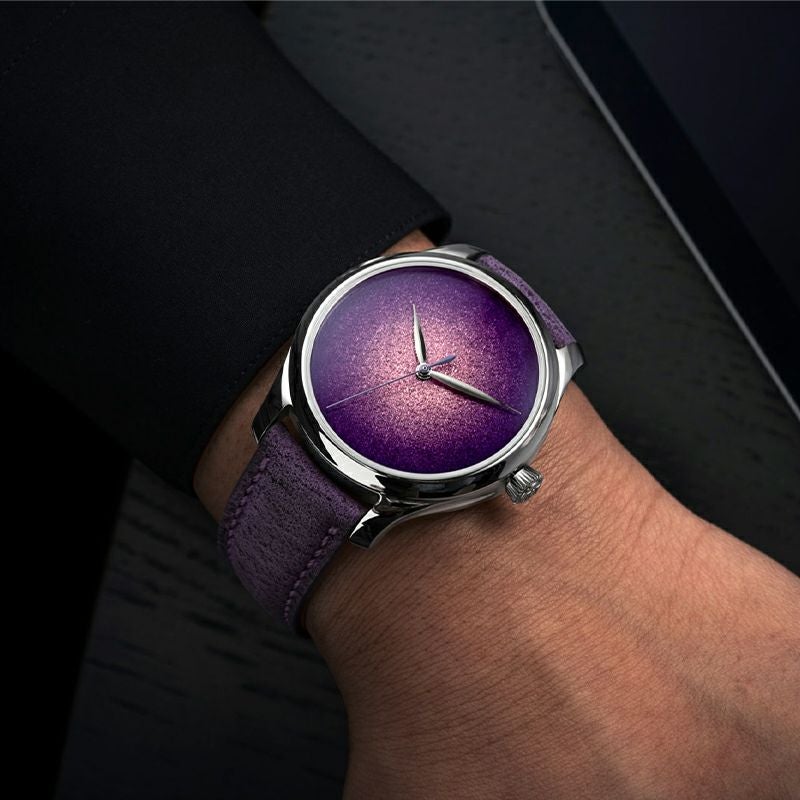 H.Moser & Cie. ENDEAVOUR CENTRE SECONDS CONCEPT PURPLE ENAMEL H.モーザー エンデバー・センターセコンド コンセプト パープルエナメル 1201-1200