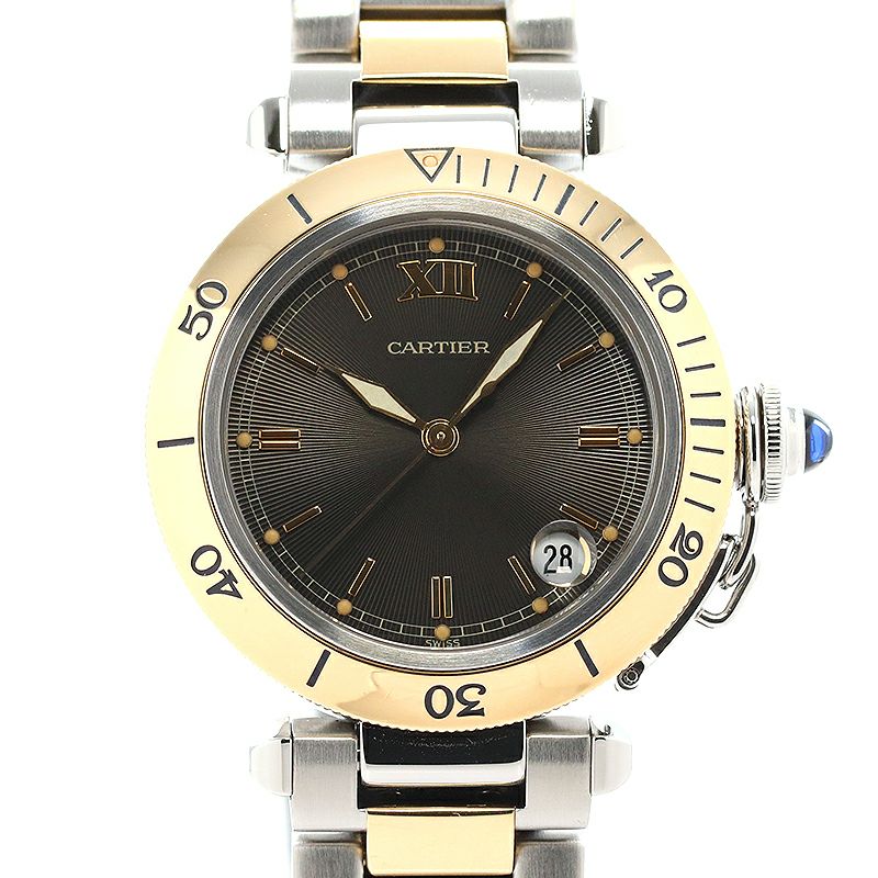 【中古】CARTIER PASHA DE CARTIER PLONGEUR 35MM カルティエ パシャ ドゥ カルティエ プロンジャー 35MM W31016N1