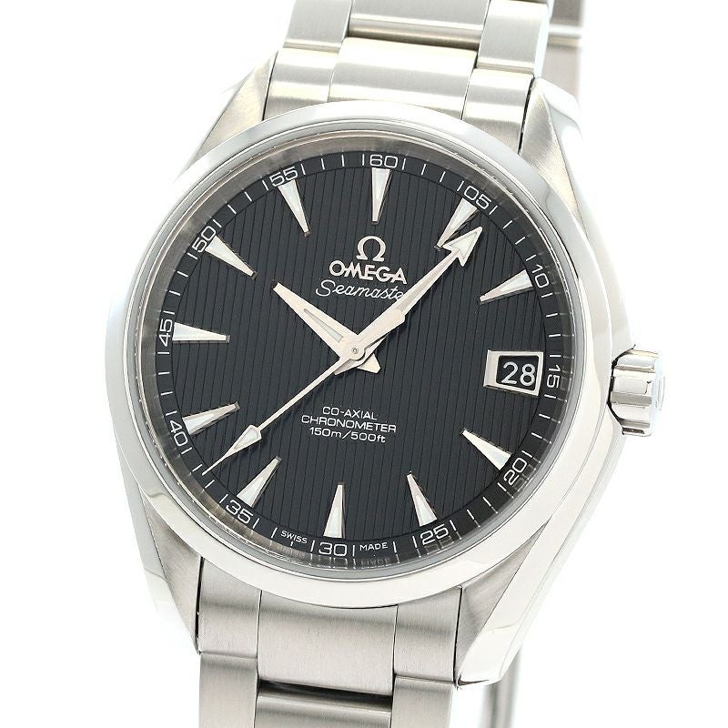 【中古】OMEGA SEAMASTER AQUA TERRA 150M CO-AXIAL CHRONOMETER オメガ シーマスター アクアテラ 150M コーアクシャル クロノメーター 38.5MM 231.10.39.21.01.001