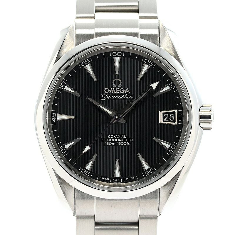 【中古】OMEGA SEAMASTER AQUA TERRA 150M CO-AXIAL CHRONOMETER オメガ シーマスター アクアテラ 150M コーアクシャル クロノメーター 38.5MM 231.10.39.21.01.001