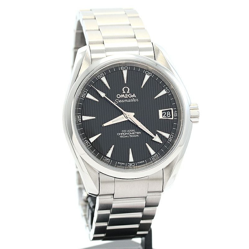 【中古】OMEGA SEAMASTER AQUA TERRA 150M CO-AXIAL CHRONOMETER オメガ シーマスター アクアテラ 150M コーアクシャル クロノメーター 38.5MM 231.10.39.21.01.001
