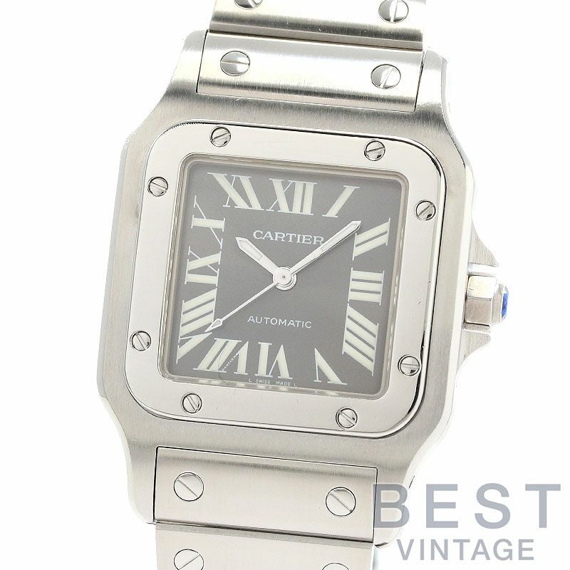 【中古】CARTIER SANTOS GALBEE LARGE MODEL ASIA LIMITED EDITION カルティエ サントス ガルベ LM アジア限定モデル W20067D6