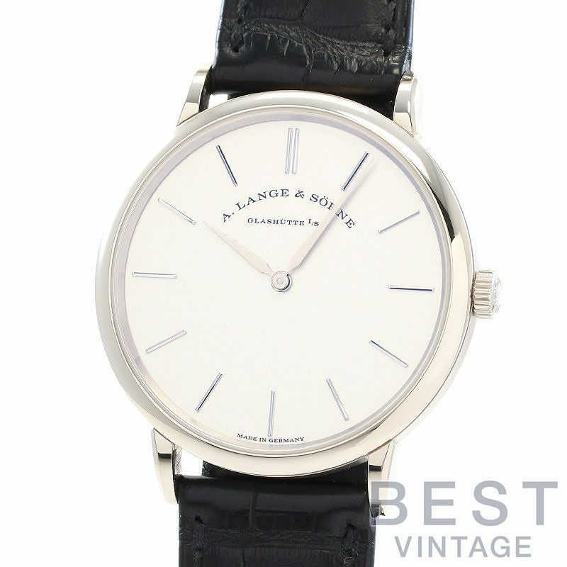 【中古】A.LANGE & SOHNE SAXONIA FLACH A.ランゲ&ゾーネ サクソニア・フラッハ 201.027 (LS2013AM)