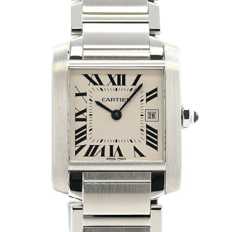 【中古】CARTIER TANK FRANCAISE MEDIUM MODEL カルティエ タンク フランセーズ MM W51011Q3