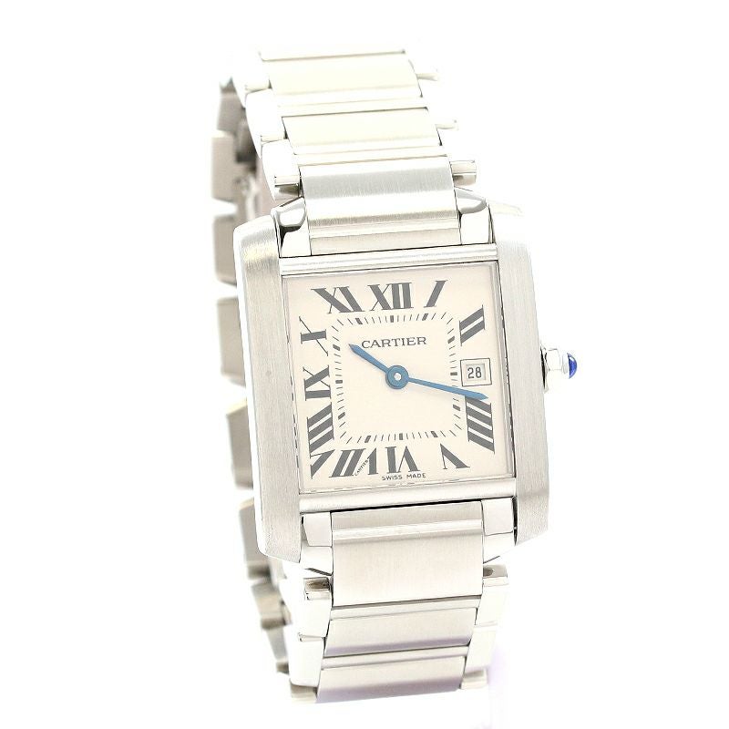【中古】CARTIER TANK FRANCAISE MEDIUM MODEL カルティエ タンク フランセーズ MM W51011Q3