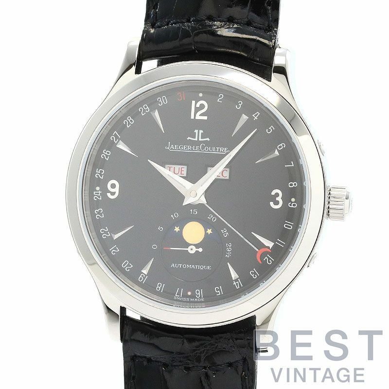 【中古】JAEGER-LECOULTRE MASTER MOON / MASTER BLACK MOON ジャガー・ルクルト マスター・ムーン / マスターブラック・ムーン Q143847A (140.8.98.S)