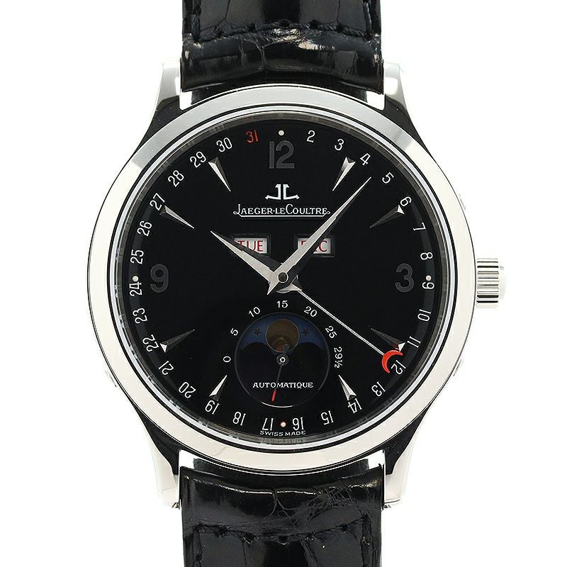 【中古】JAEGER-LECOULTRE MASTER MOON / MASTER BLACK MOON ジャガー・ルクルト マスター・ムーン / マスターブラック・ムーン Q143847A (140.8.98.S)