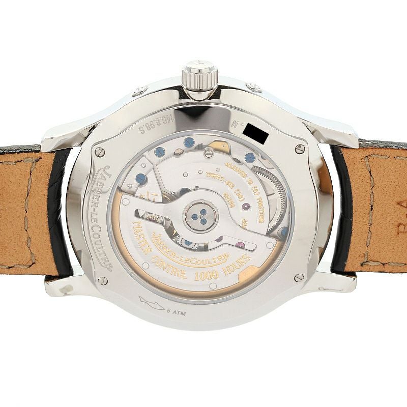 【中古】JAEGER-LECOULTRE MASTER MOON / MASTER BLACK MOON ジャガー・ルクルト マスター・ムーン / マスターブラック・ムーン Q143847A (140.8.98.S)