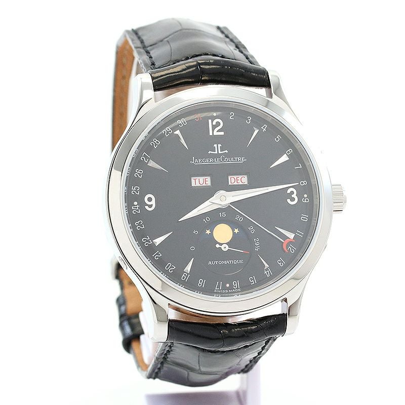 【中古】JAEGER-LECOULTRE MASTER MOON / MASTER BLACK MOON ジャガー・ルクルト マスター・ムーン / マスターブラック・ムーン Q143847A (140.8.98.S)