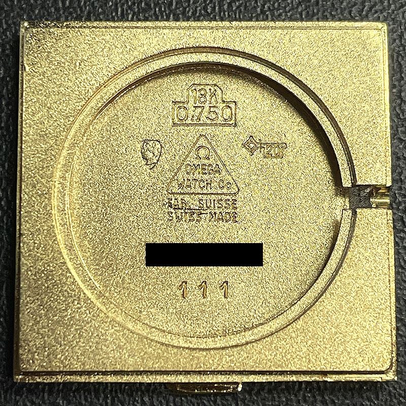 【中古】OMEGA DE VILLE SQUARE WATCH オメガ デヴィル スクエア ウォッチ 111.081