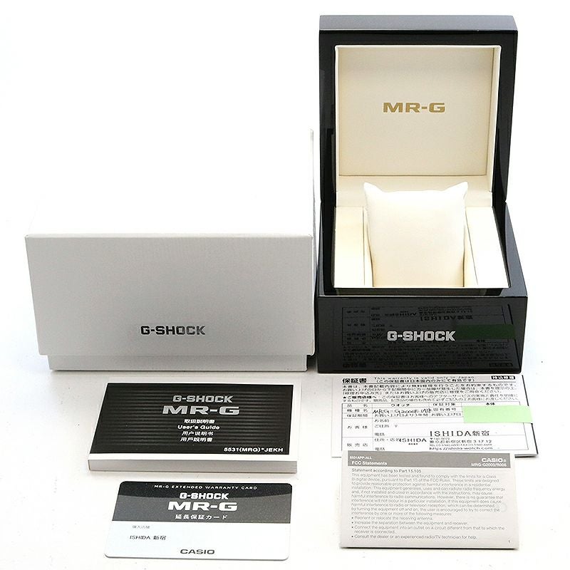 【中古】CASIO G-SHOCK MR-G G2000 SERIES カシオ Gショック MR-G G2000 シリーズ MRG-G2000R-1AJR