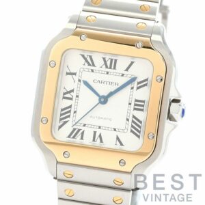 【中古】CARTIER SANTOS DE CARTIER MEDIUM MODEL カルティエ サントス ドゥ カルティエ MM W2SA0016