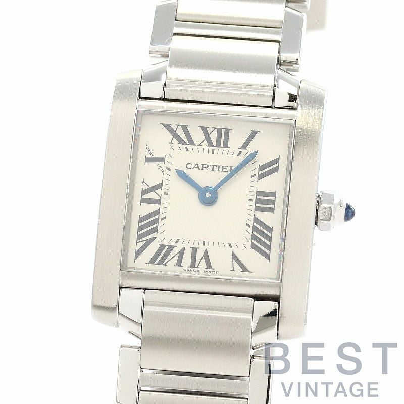 【中古】CARTIER TANK FRANCAISE SMALL MODEL カルティエ タンク フランセーズ SM W51008Q3