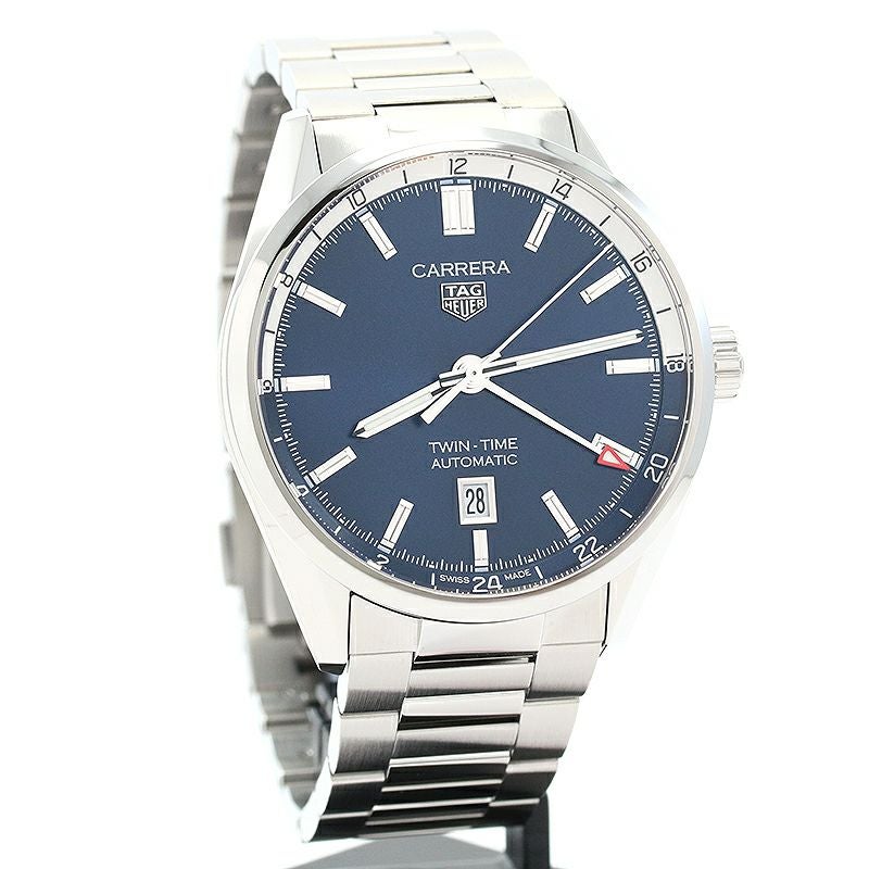 【中古】TAG HEUER CARRERA TWIN-TIME CALIBRE 7 41MM タグ・ホイヤー カレラ キャリバー7 ツインタイム デイト 41MM WBN201A.BA0640