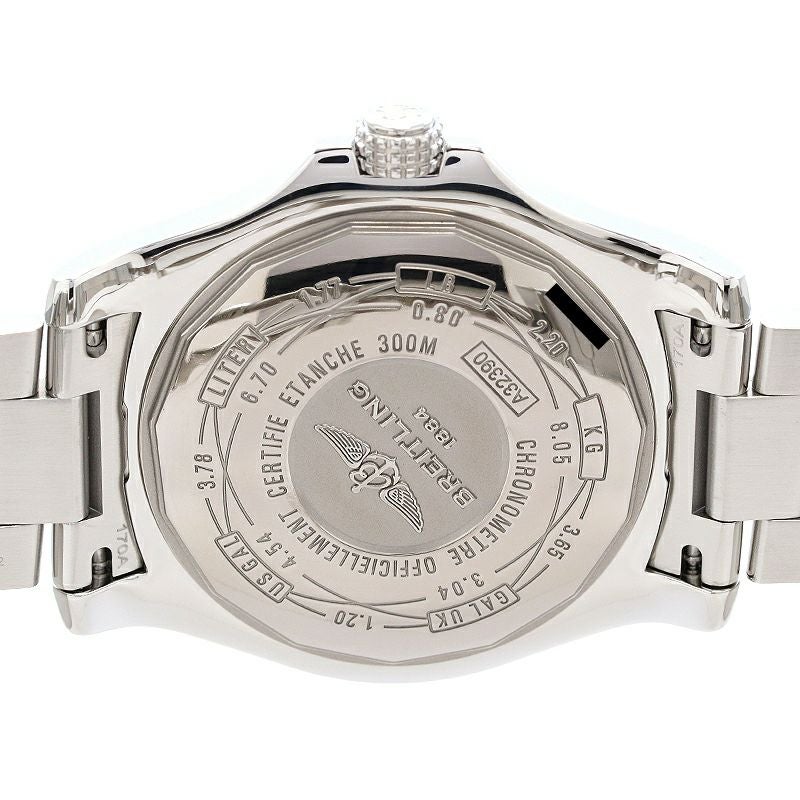【中古】BREITLING AVENGER II GMT MOTHER OF PEARL JAPAN EDITION ブライトリング アベンジャーII GMT マザーオブパール ジャパンエディション A3239011/A809/170A (A329A-PPSS)