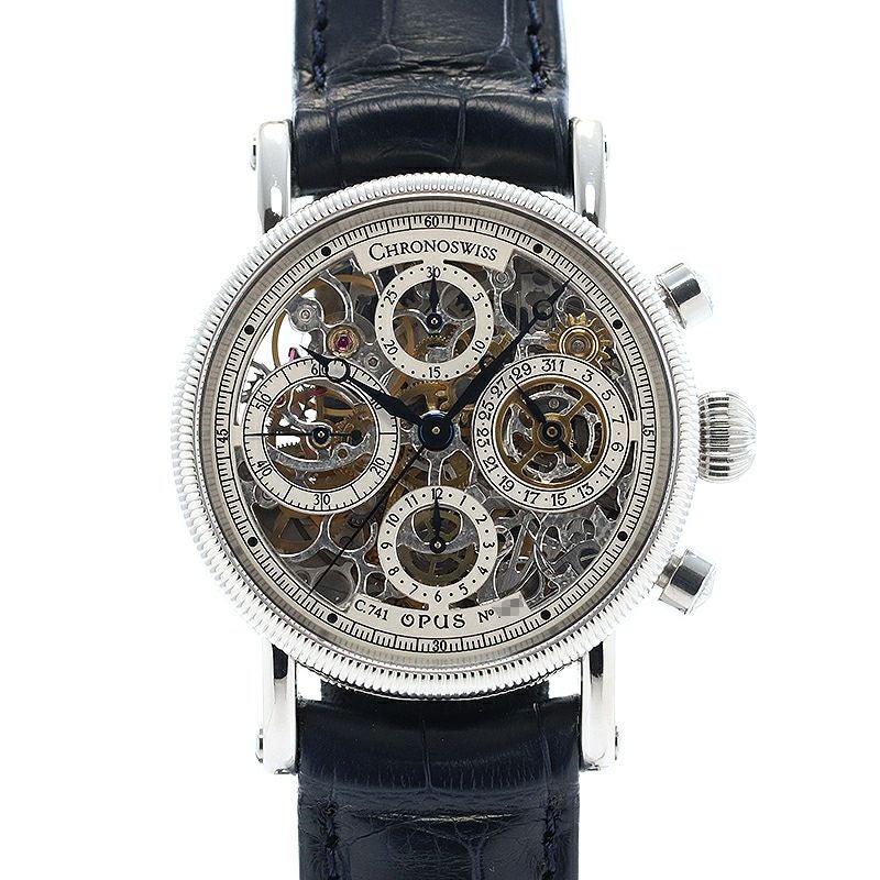 【中古】CHRONOSWISS OPUS CHRONOGRAPH AUTOMATIC SKELETON クロノスイス オーパス クロノグラフ オートマチック スケルトン CH7523