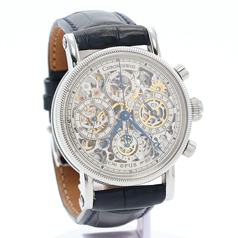 【中古】CHRONOSWISS OPUS CHRONOGRAPH AUTOMATIC SKELETON クロノスイス オーパス クロノグラフ オートマチック スケルトン CH7523