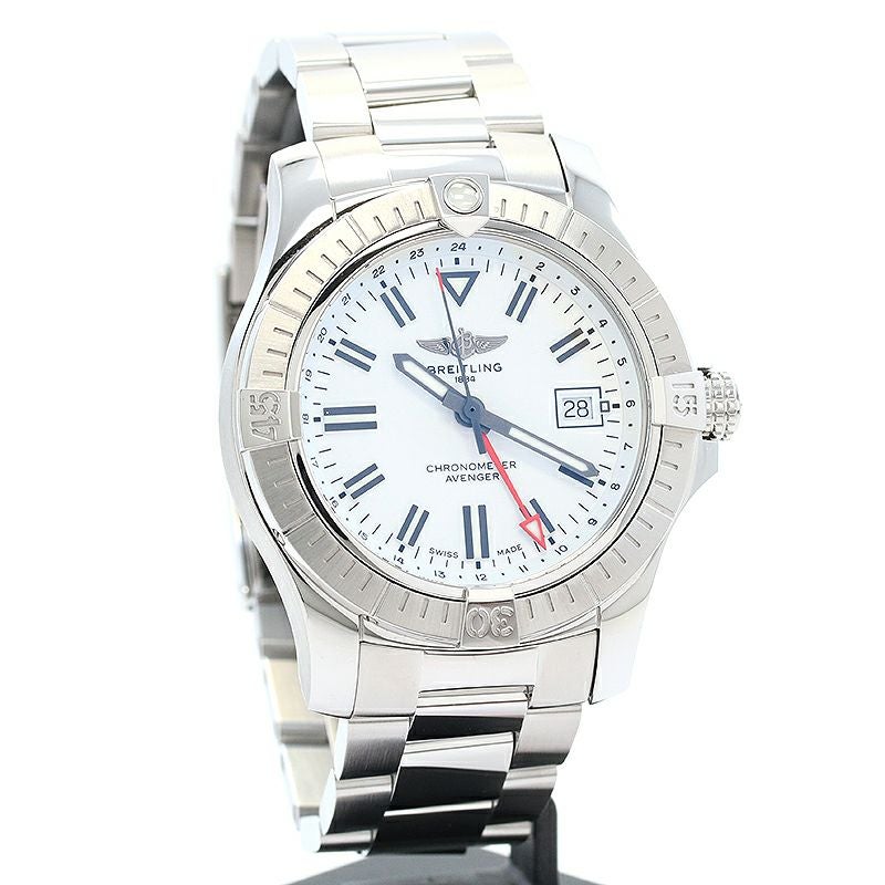 【中古】BREITLING AVENGER AUTOMATIC GMT 43 ブライトリング アベンジャー オートマチック GMT 43 A32397101A1A1