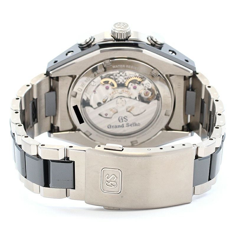 【中古】GRAND SEIKO SPORTS COLLECTION SPRING DRIVE CHRONOGRAPH GMT グランドセイコー スポーツコレクション スプリングドライブ クロノグラフ GMT SBGC221 (9R86-0AG0)