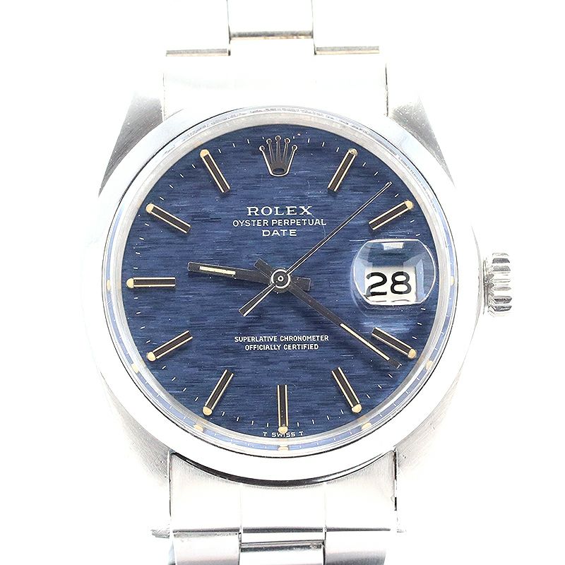 【中古】ROLEX OYSTER PERPETUAL DATE BLUE MIST DIAL ロレックス オイスターパーペチュアル デイト ブルーミストダイヤル 1500/0