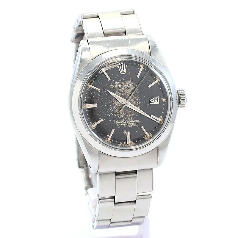 【中古】ROLEX OYSTER PERPETUAL DATE GILT DIAL ロレックス オイスターパーペチュアル デイト ギルトダイヤル 1500/0