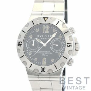 【中古】BVLGARI DIAGONO SCUBA CHRONOGRAPH ブルガリ ディアゴノ スクーバ クロノグラフ SCB38SSD