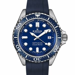 EDOX NEPTUNIAN GRANDE RESERVE DATE AUTOMATIC エドックス ネプチュニアン グランデ リザーブ デイト オートマティック 80801-3BUCA-BUIN