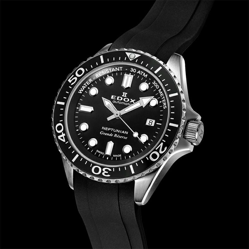 EDOX NEPTUNIAN GRANDE RESERVE DATE AUTOMATIC エドックス ネプチュニアン グランデ リザーブ デイト オートマティック 80801-3NCA-NIN