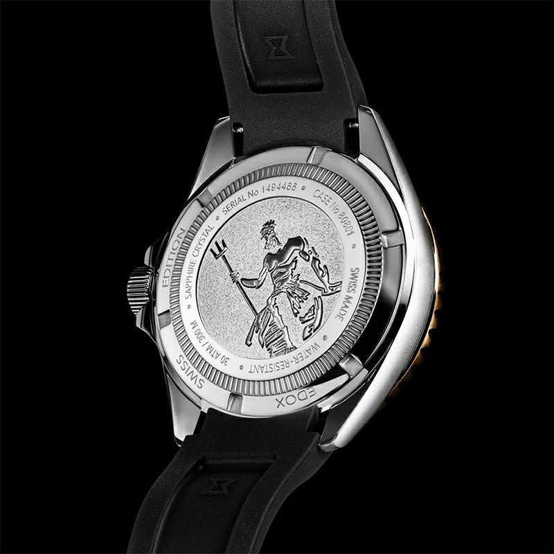 EDOX NEPTUNIAN GRANDE RESERVE DATE AUTOMATIC エドックス ネプチュニアン グランデ リザーブ デイト オートマティック 80801-3NRCA-NIR