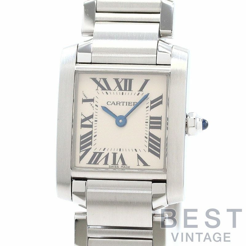 【中古】CARTIER TANK FRANCAISE SMALL MODEL カルティエ タンク フランセーズ SM W51008Q3