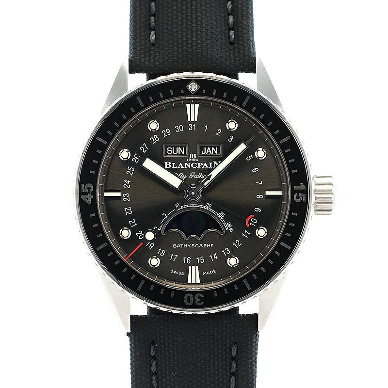 【中古】BLANCPAIN BATHYSCAPHE QUANTIEME COMPLET PHASES DE LUNE ブランパン フィフティ ファゾムス バチスカーフ コンプリートカレンダー ムーンフェイズ 5054-1110-B52A