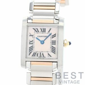 【中古】CARTIER TANK FRANCAISE SMALL MODEL カルティエ タンク フランセーズ SM W51027Q4