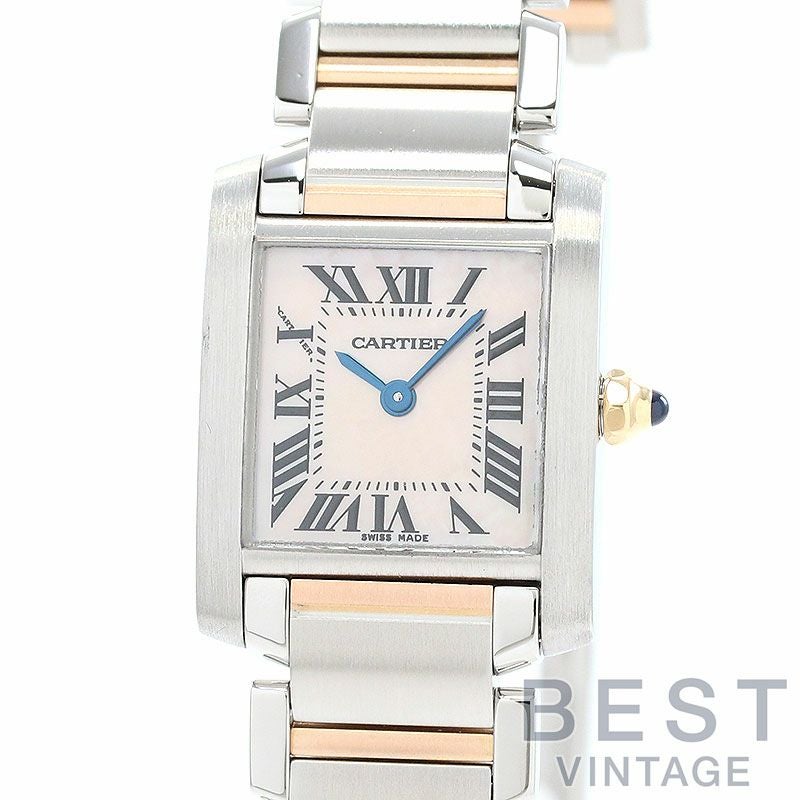 【中古】CARTIER TANK FRANCAISE SMALL MODEL カルティエ タンク フランセーズ SM W51027Q4