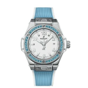 HUBLOT BIG BANG ONE CLICK JOYFUL STEEL SKY BLUE ウブロ ビッグ・バン ワンクリック ジョイフル スチール スカイブルー 485.SL.2210.RX.1207