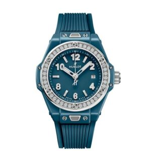 HUBLOT BIG BANG ONE CLICK PETROL BLUE CERAMIC DIAMONDS ウブロ ビッグ・バン ワンクリック ペトロールブルーセラミック ダイヤモンド 485.ES.5171.RX.1204