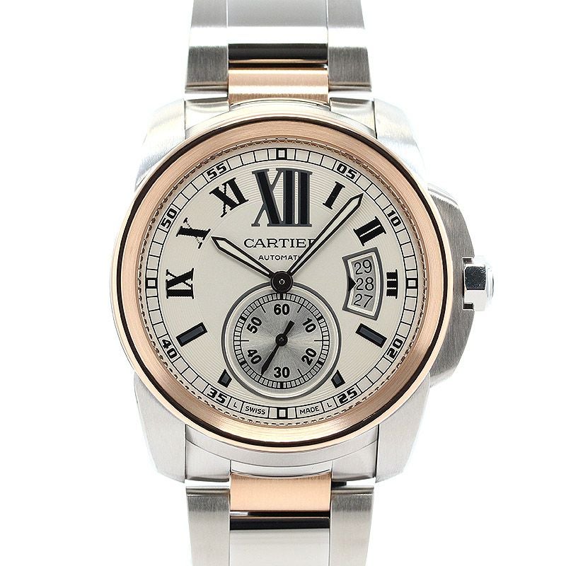 【中古】CARTIER CALIBRE DE CARTIER LARGE MODEL カルティエ カリブル ドゥ カルティエ LM W7100036