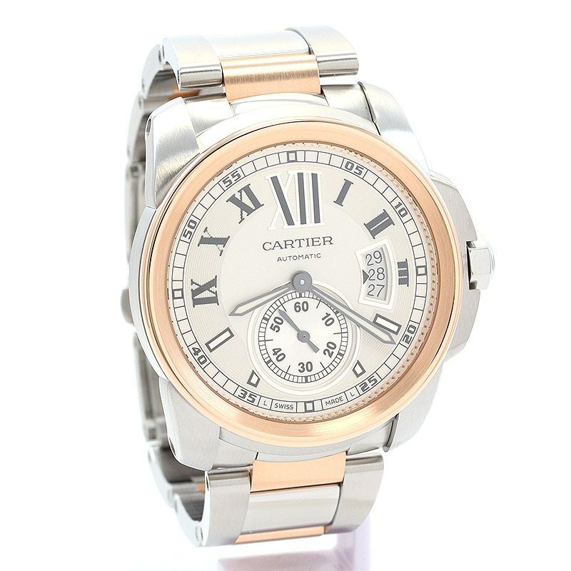【中古】CARTIER CALIBRE DE CARTIER LARGE MODEL カルティエ カリブル ドゥ カルティエ LM W7100036