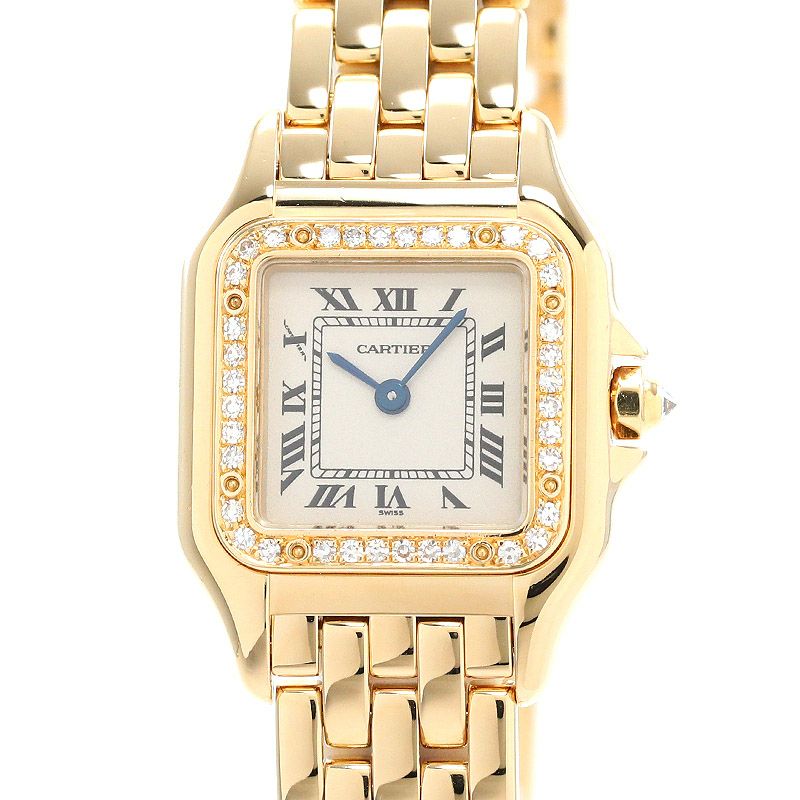 【中古】CARTIER PANTHERE CLASSIQUE ET FIGARO SMALL MODEL カルティエ パンテール クラシック&フィガロ SM WF3070B9