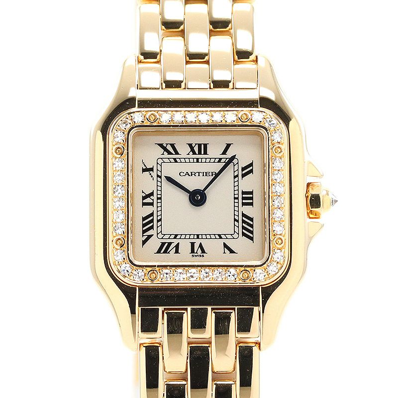 【中古】CARTIER PANTHERE CLASSIQUE ET FIGARO SMALL MODEL カルティエ パンテール クラシック&フィガロ SM WF3070B9
