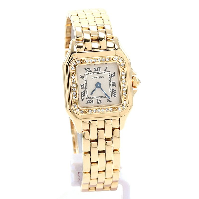 【中古】CARTIER PANTHERE CLASSIQUE ET FIGARO SMALL MODEL カルティエ パンテール クラシック&フィガロ SM WF3070B9