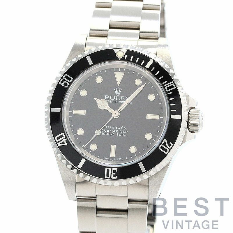 【中古】ROLEX SUBMARINER TIFFANY & CO. SIGNED DIAL ロレックス サブマリーナー ティファニー ダブルネーム 14060