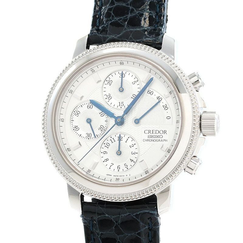 【中古】CREDOR CREDOR PACIFICIQUE CHRONOGRAPH セイコー クレドール パシフィーク クロノグラフ GZBH995 (6S74-0020)