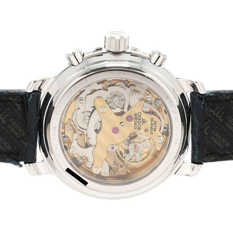 【中古】CREDOR CREDOR PACIFICIQUE CHRONOGRAPH セイコー クレドール パシフィーク クロノグラフ GZBH995 (6S74-0020)