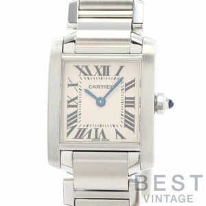 【中古】CARTIER TANK FRANCAISE SMALL MODEL カルティエ タンク フランセーズ SM W51008Q3