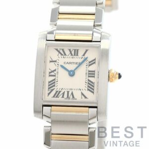 【中古】CARTIER TANK FRANCAISE SMALL MODEL カルティエ タンク フランセーズ SM W51007Q4